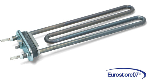 RESISTENZA LAVATRICE PROFESSIONALE 3000W Con bordo vasca. Lunghezza: 255/225mm.