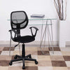 Sedia Girevole Casa Ufficio Cameretta Scrivania Ergonomica 5 Ruote Traspirante Nero