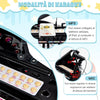 Tastiera Musicale Giocattolo Pianoforte per Bambini Nero 31 Tasti e Microfono