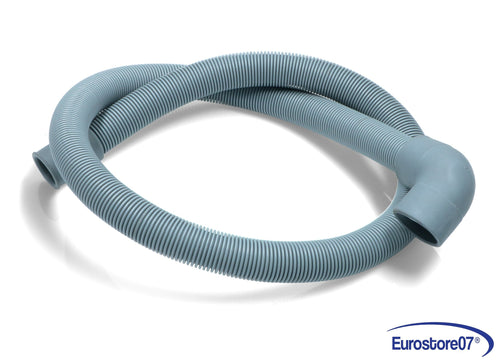TUBO DI SCARICO ACQUA cm 200 PER LAVATRICE CON CURVA ATTACCO MM 30 INTERNO TB 3