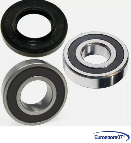 KIT CUSCINETTI E ANELLO TENUTA PER LAVATRICE 6305-2RS 6306-2RS
