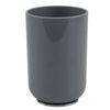 Bicchiere Porta Spazzolini Dentifricio Grigio Accessori Arredo Per Bagno 69471