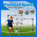 Set 2 Porte da Calcio 92x64 cm con Pallone e Gonfiatore Gioco per Bambini 3+