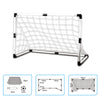 Set 2 Porte da Calcio 92x64 cm con Pallone e Gonfiatore Gioco per Bambini 3+