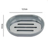Piatto Piattino Portasapone Saponetta Grigio Chiaro Accessori Arredo Bagno 69472
