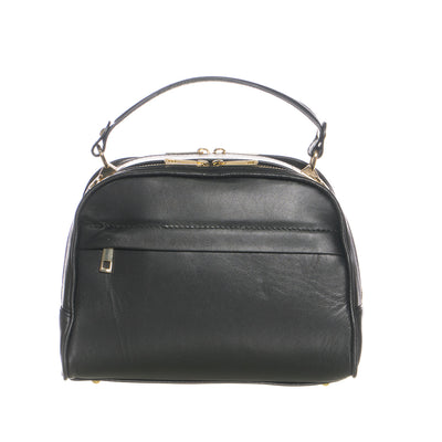 Praga - Borsa da Donna Nero In Vera Pelle