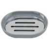 Piatto Piattino Portasapone Saponetta Grigio Chiaro Accessori Arredo Bagno 69472