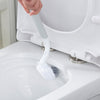 Set Scopino WC con Cestino Bagno 2 in 1 Salvaspazio Bianco con Portascopino