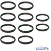GUARNIZIONE IN GOMMA SILICONICA TUBI STUFA PELLET- - ø mm.200 - mm.9h.- PZ 10
