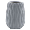 Bicchiere Porta Spazzolini Colore Grigio Lavorato Accessori Arredo Bagno 79951