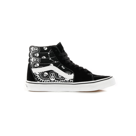 VANS Scarpa Alta Uomo Sk8-hi (bandana) Black/true White da uomo