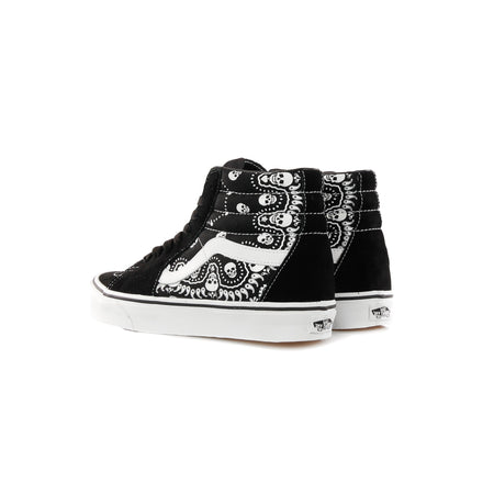 VANS Scarpa Alta Uomo Sk8-hi (bandana) Black/true White da uomo