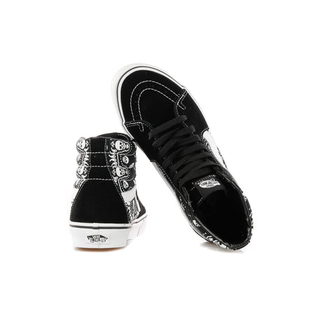 VANS Scarpa Alta Uomo Sk8-hi (bandana) Black/true White da uomo