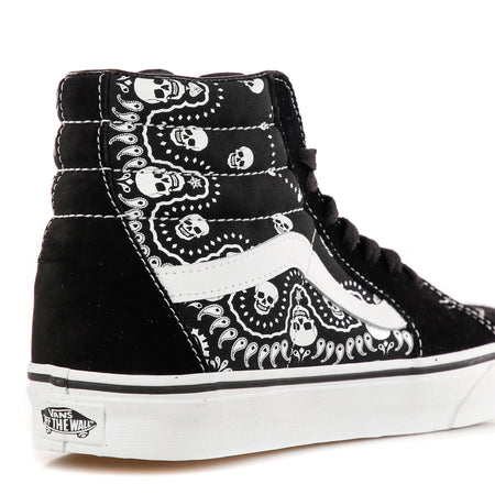 VANS Scarpa Alta Uomo Sk8-hi (bandana) Black/true White da uomo