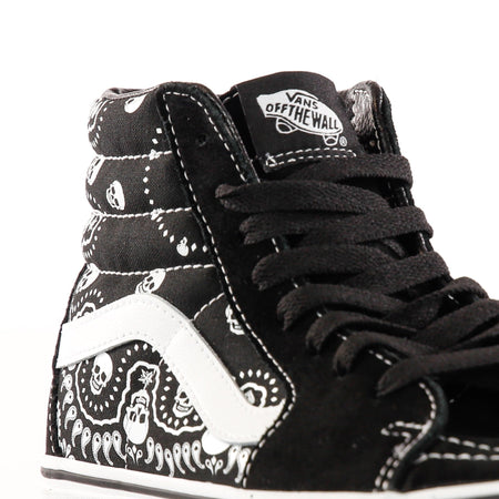 VANS Scarpa Alta Uomo Sk8-hi (bandana) Black/true White da uomo