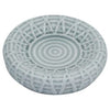 Piatto Piattino Porta Sapone Saponetta Bagno Ceramica Grigio Effetto Rete 79280