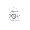 Ventilatore centrifugo G2E108-AA01-56 per stufa a pellet 14706062