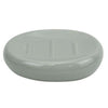 Piattino Per Sapone Ceramica Grigio Portasaponetta Moderno Accessori Bagno 79254