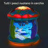Ocean Paradise Giocattolo Rotante con Led Bambini 2 Colori Assortiti Idea Regalo