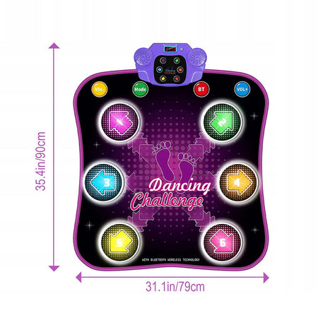 Tappetino da Ballo per Bambini con Bluetooth Tappeto Musicale Gioco Idea Regalo