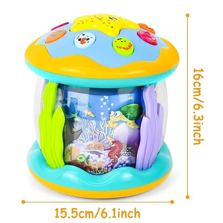 Ocean Paradise Giocattolo Rotante con Led Bambini 2 Colori Assortiti Idea Regalo