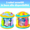 Ocean Paradise Giocattolo Rotante con Led Bambini 2 Colori Assortiti Idea Regalo