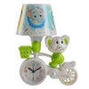 Lampada Da Tavolo Scrivania A Led Con Orologio Per Cameretta Elefante Su Bici