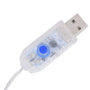 Renne di Natale 2 pz Acrilico 80 LED Bianco Freddo con USB per Esterni