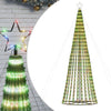 Albero di Natale LED 300 cm con 688 Luci Multicolore e 8 Effetti Luminosi