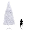 Albero di Natale Artificiale 500 cm Bianco con 5830 Rami e Base in Acciaio