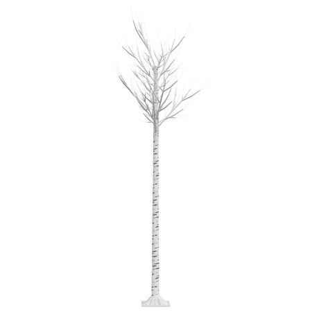 Albero di Natale Salice 220 cm con 200 LED Multicolore per Interno ed Esterno