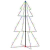 Albero di Natale a Cono Luminoso 200 Led per Interno Esterno H. 150cm Diam. 98cm