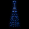 Albero di Natale a LED con Punte 220 LED Blu 180 cm