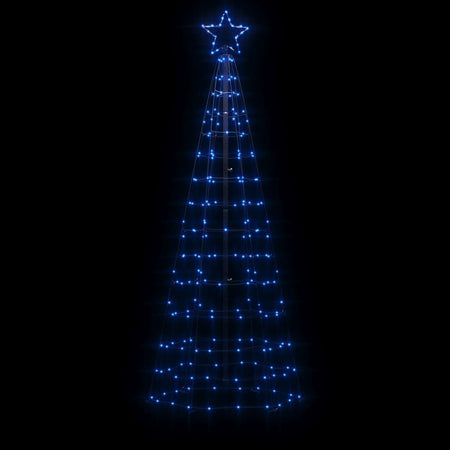 Albero di Natale a LED con Punte 220 LED Blu 180 cm
