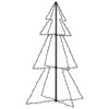 Albero di Natale a Cono 160 LED per Interni Esterni 78x120 cm