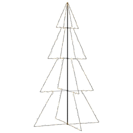 Albero di Natale a Cono 360 LED per Interni Esterni 143x250 cm