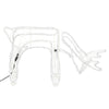 Set Figure Renne Natalizie 3 pz in PVC Bianco Caldo con 192 LED Pieghevoli