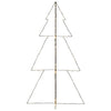 Albero di Natale a Cono 300 LED per Interni Esterni 120x220 cm