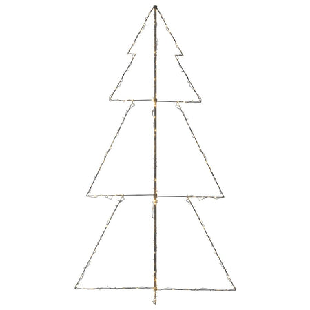 Albero di Natale a Cono 300 LED per Interni Esterni 120x220 cm