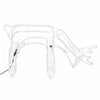 Renna con 144 Luci LED Bianco Freddo Figura Natalizia 73x31x45 cm per Esterni