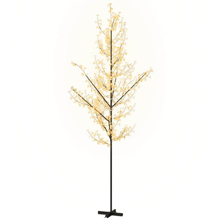 Albero di Ciliegio 400 cm con 672 LED Bianco Caldo e 8 Effetti Luminosi