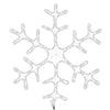 Fiocco di Neve 144 LED Figura Natalizia Bianco Caldo 59x59 cm per Esterni