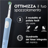 Oral-B Pro Vitality Spazzolino Elettrico Blu, con 1 Testina, Progettato da Braun