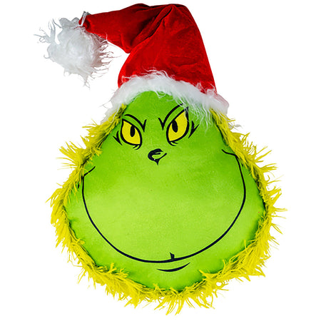 Puntale per Albero di Natale Pupazzo Verde Peluche Addobbo Fuori Porta Natalizio