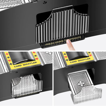 Distributore Mescolatore di Carte Gioco Elettronico Mescola Poker Blackjack