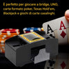 Distributore Mescolatore di Carte Gioco Elettronico Mescola Poker Blackjack