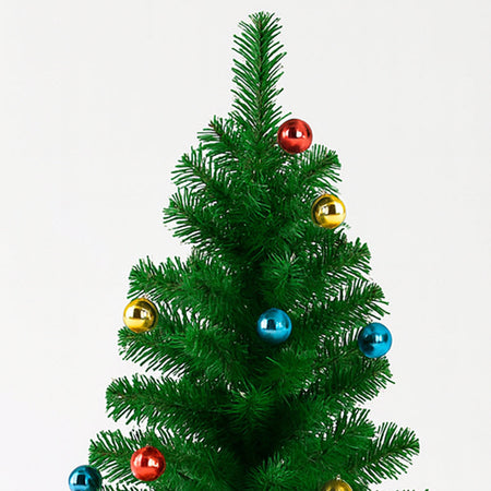 Albero di Natale in Filo 90 cm Palline Natalizie Alberello Natalizio Addobbato