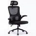 Sedia da Ufficio Ergonomica Nera Rete Traspirante Supporto Lombare e Poggiatesta