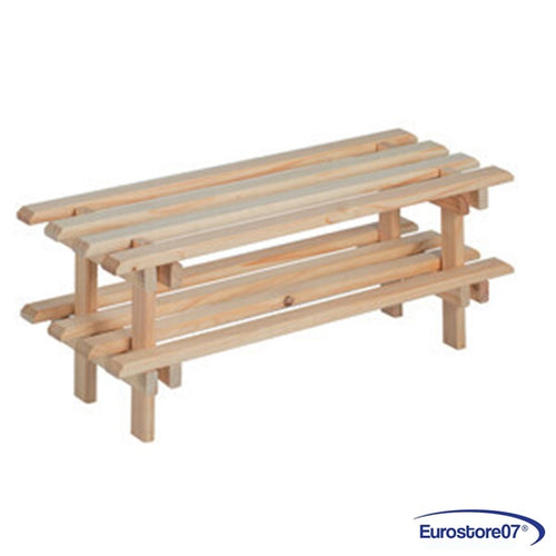 PORTASCARPE COMPONIBILE IN PINO CM 75X25,9X30 COMPONIBILE E IMPILABILE