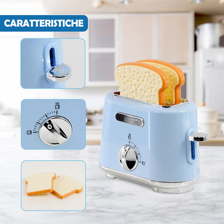 Elettrodomestici Cucina Giocattolo Planetaria Macchina Caffè Tostapane Frullatore